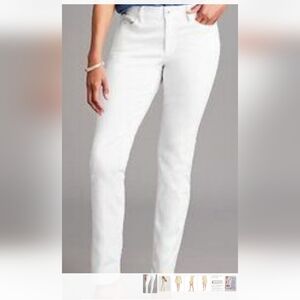 J. Jill Women's Straight Leg Jeans in Pure White